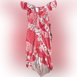 Betsey Johnson Pink Floral Pattern Dress